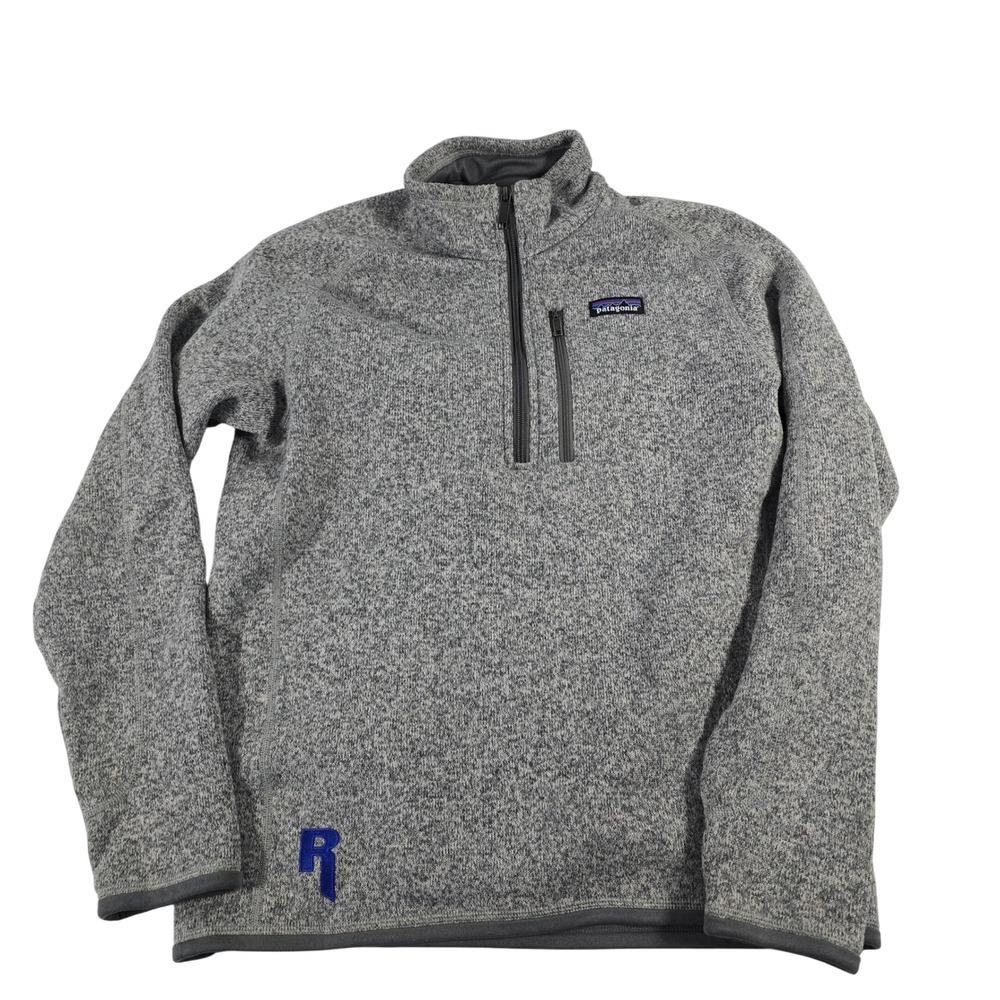 Patagonia Better Sweater 1/4 Zip Fleece Pullover Grey Mens Small 25522 FA18